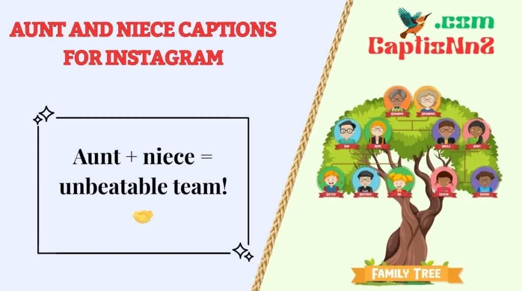 Aunt and Niece Captions for Instagram
