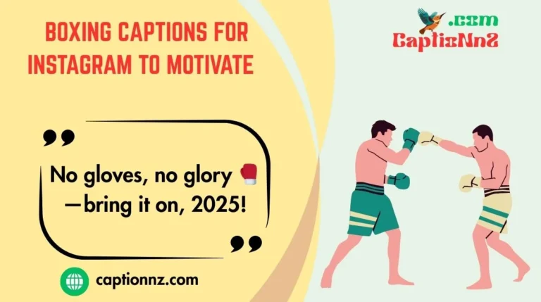 Boxing Captions for Instagram to Motivate