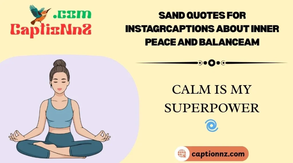 Captions About Inner Peace and Balance