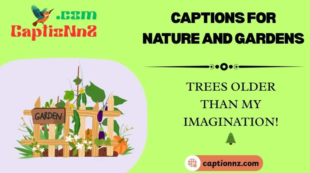 Captions for Nature and Gardens