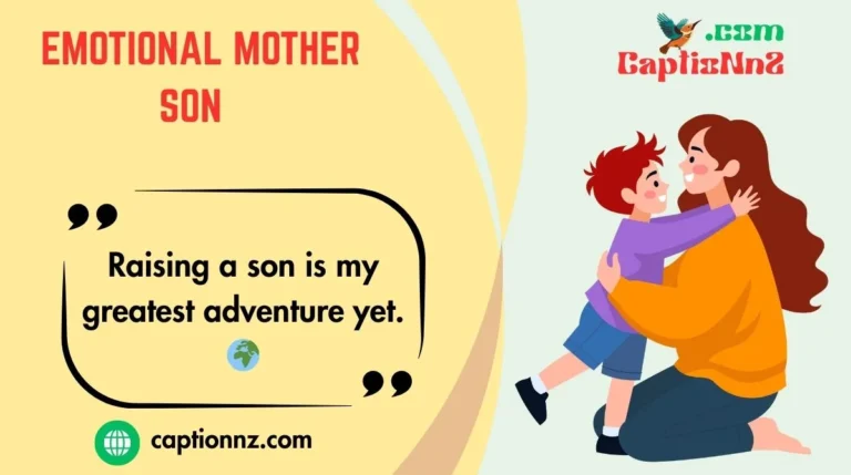 Emotional Mother Son