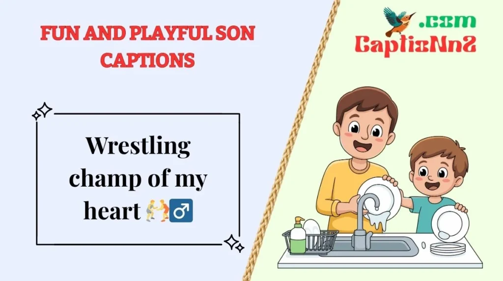 Fun and Playful Son Captions