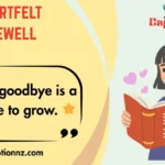 Heartfelt Farewell