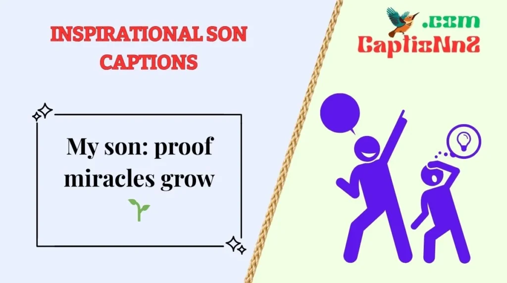 Inspirational Son Captions