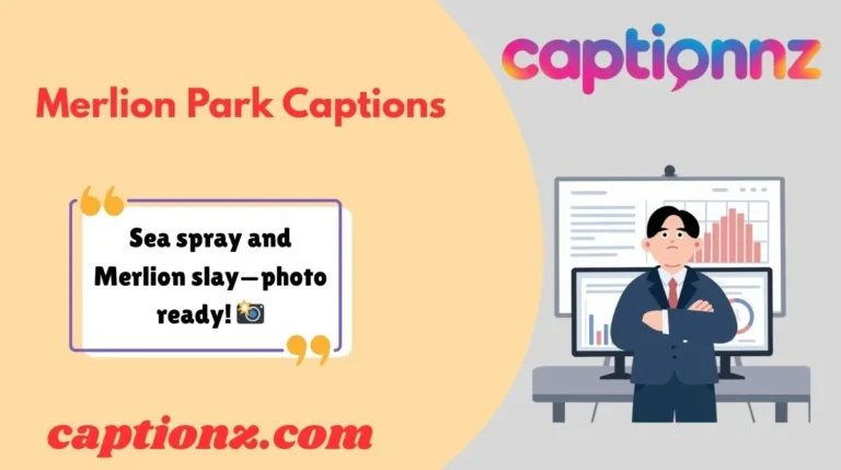 Merlion Park Captions