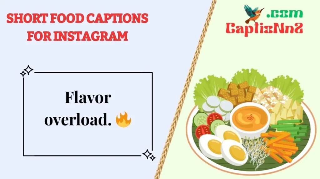 Short Food Captions for Instagram