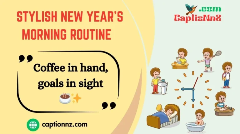 Stylish New Year’s Morning Routine