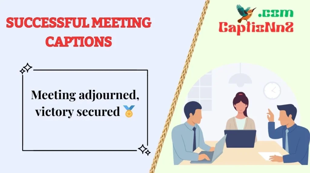 Successful Meeting Captions