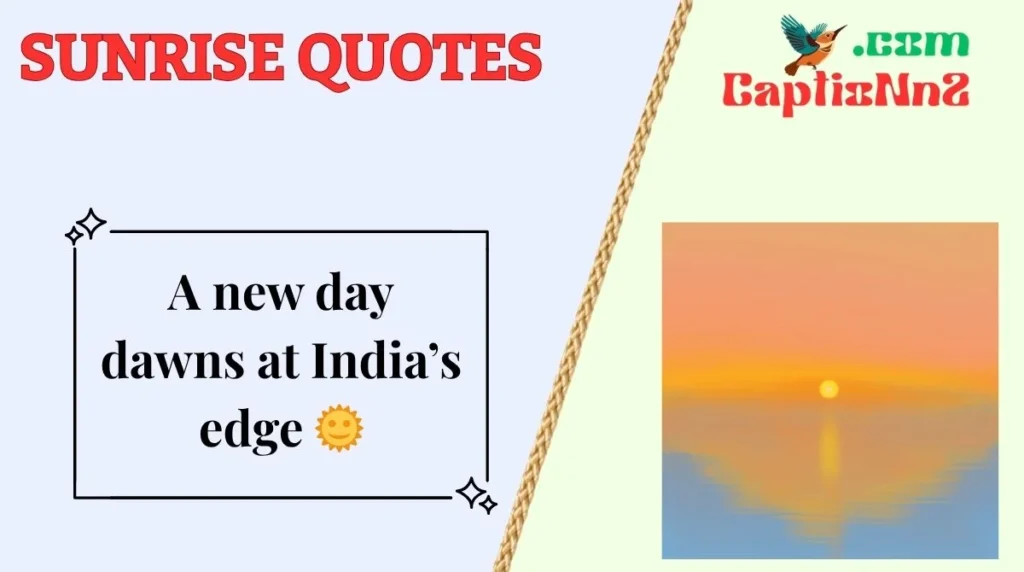 Sunrise Quotes