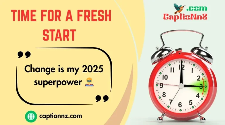 Time for a Fresh Start