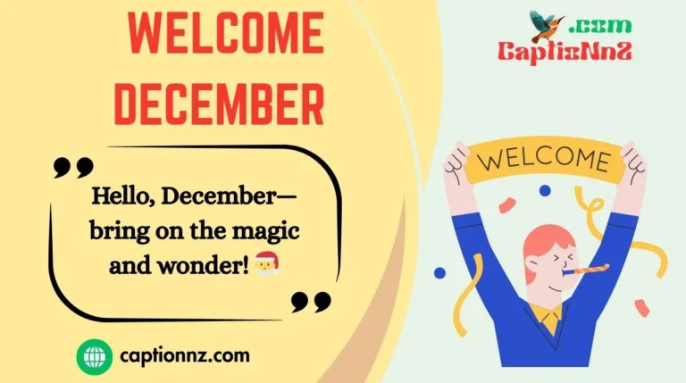 Welcome December