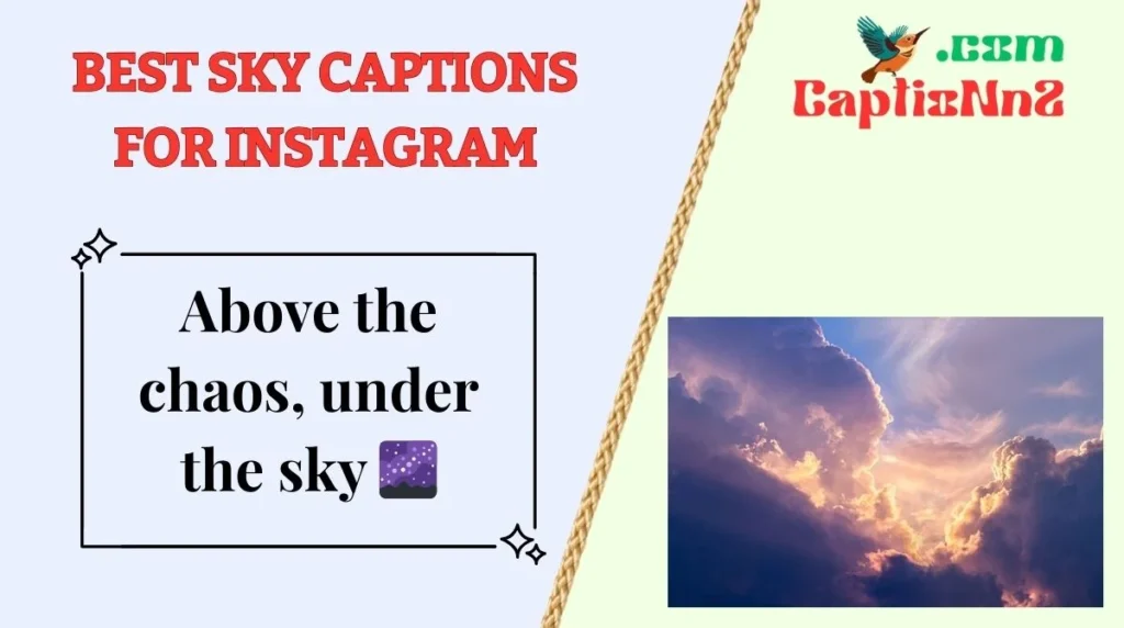 Best Sky Captions for Instagram