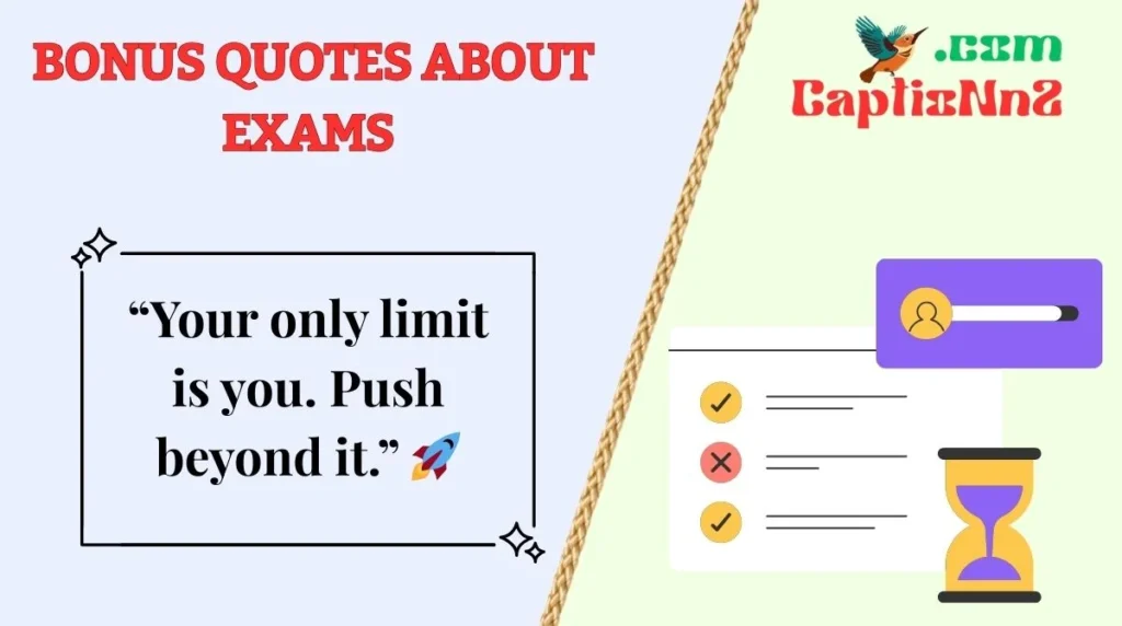Bonus Quotes About Exams