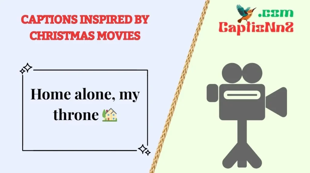 Captions Inspired by Christmas Movies