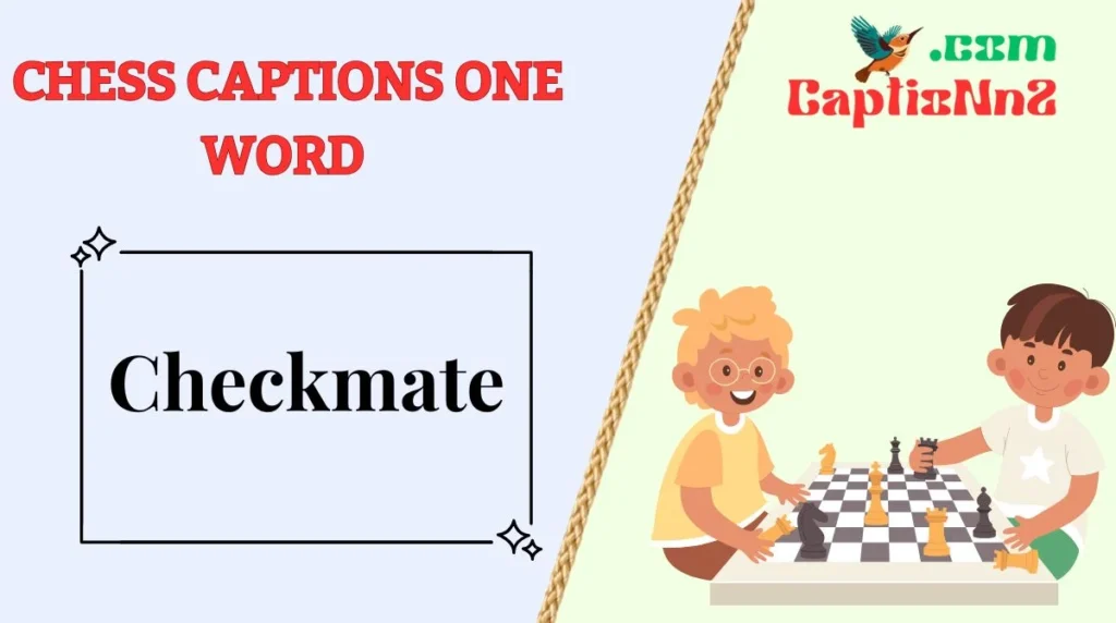 Chess Captions One Word