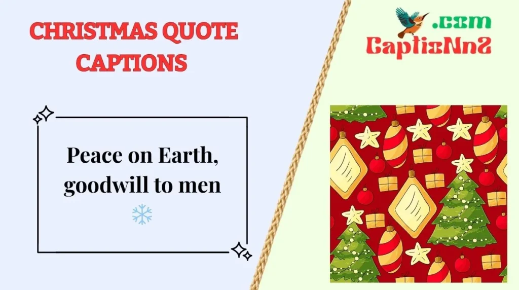 Christmas Quote Captions