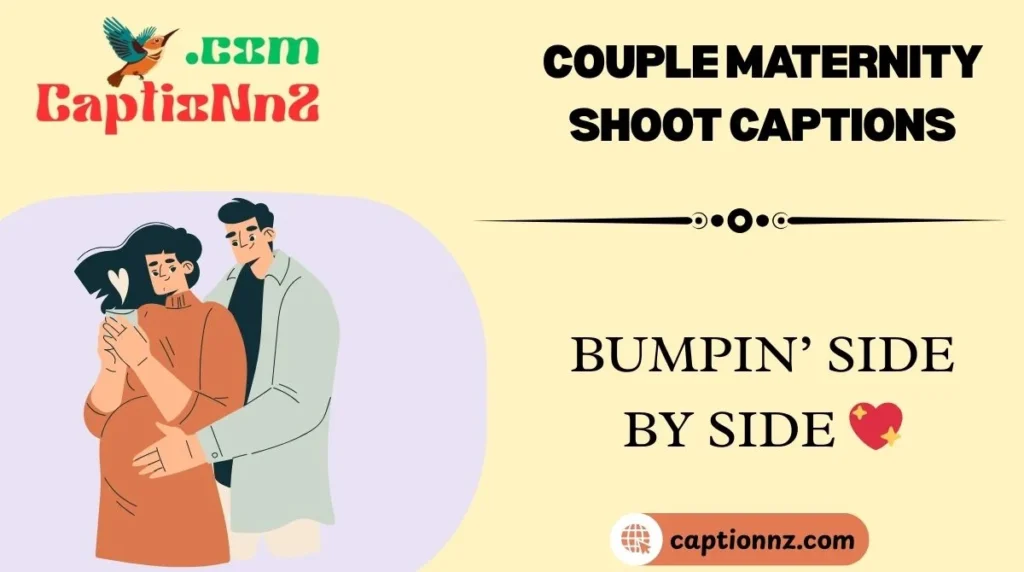 Couple Maternity Shoot Captions