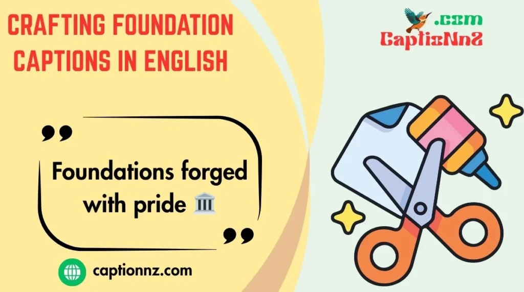 Crafting Foundation Captions in English
