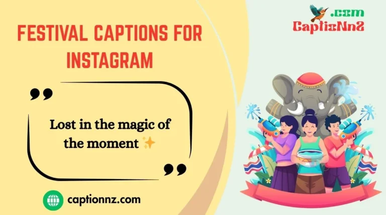 Festival Captions for Instagram