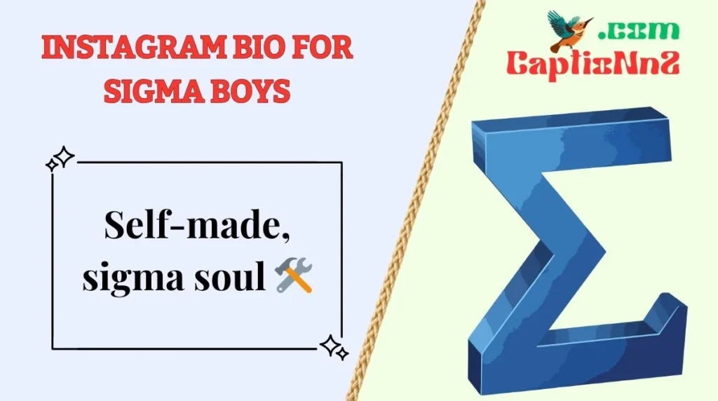 Sigma Male Instagram Captions to Showcase Your Strength