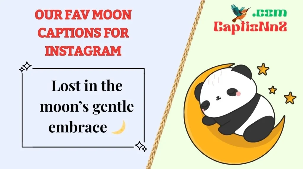 Our Fav Moon Captions for Instagram