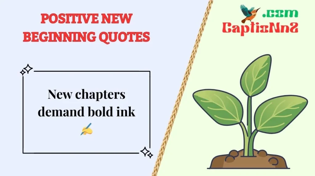 Positive New Beginning Quotes