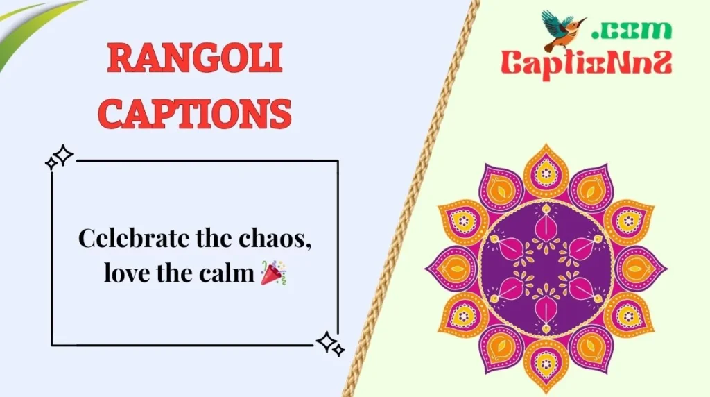 Rangoli Captions