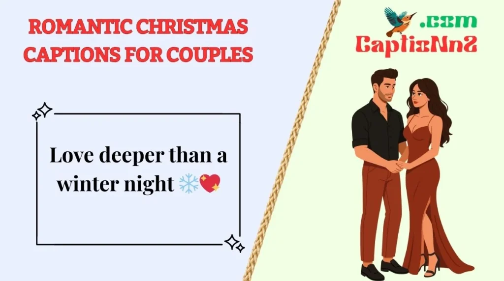 Romantic Christmas Captions for Couples 