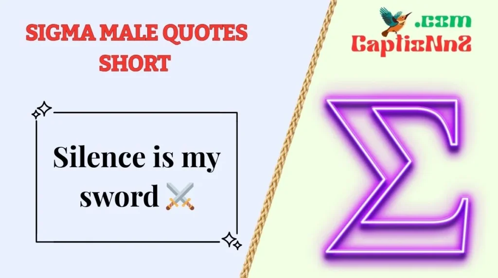 Sigma Male Quotes Short