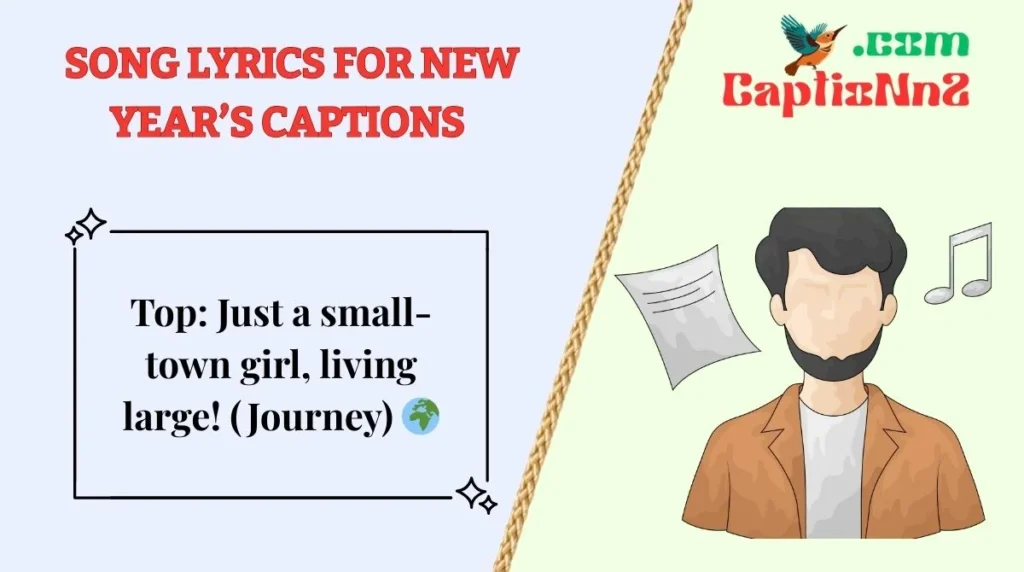 Song Lyrics for New Year’s Captions 
