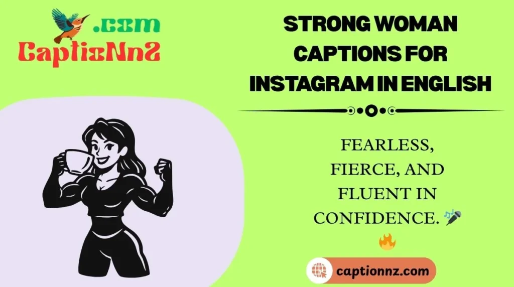 Strong Woman Captions for Instagram in English