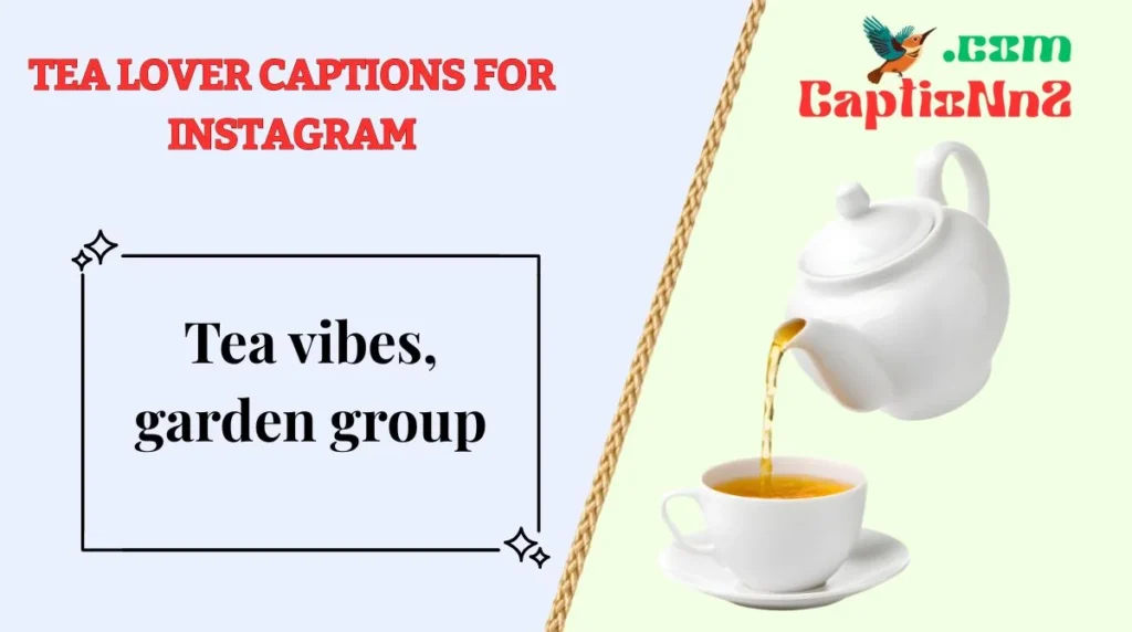 Tea Lover Captions for Instagram