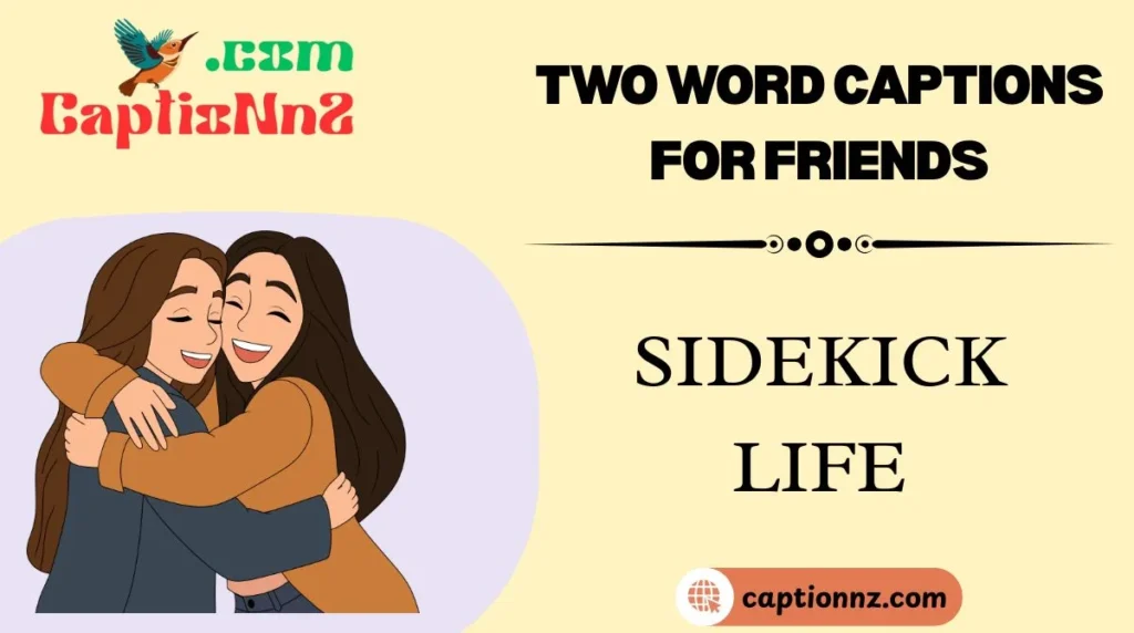 Two Word Captions for Friends