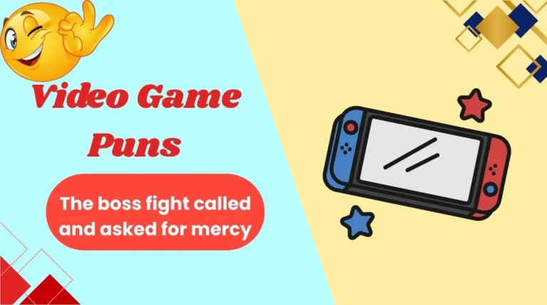 video game puns/