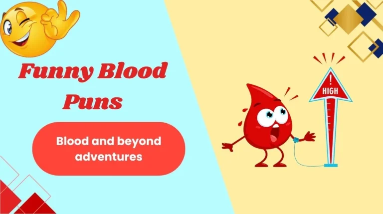 Funny Blood Puns